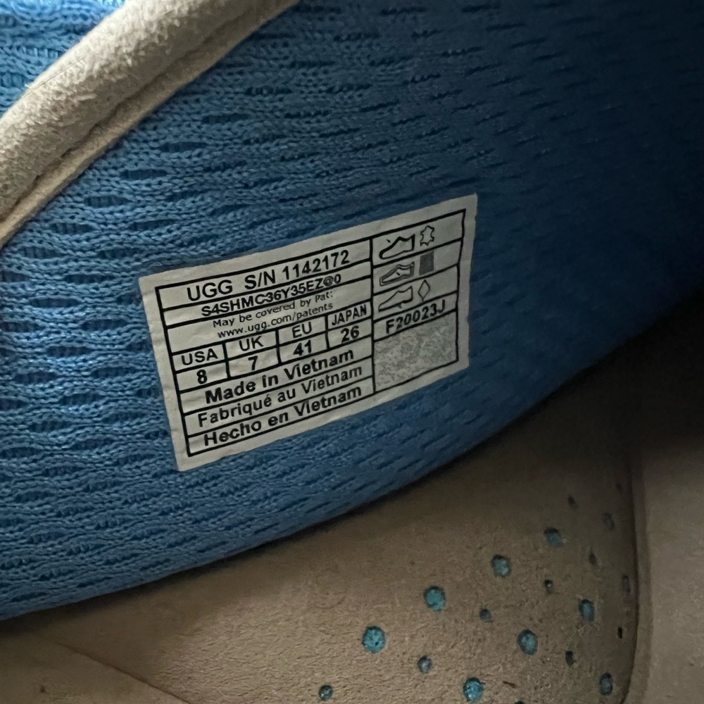 *NEW* UGG Goldencoast Clog Suede Slingback Sandals | Size 8 Driftwood - Picture 5 of 7